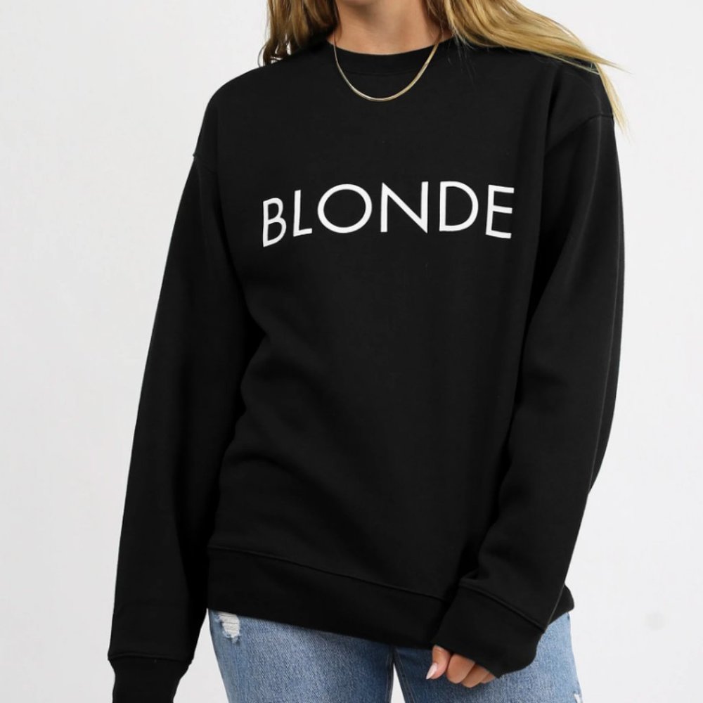 Brunette the Label BLONDE sweatshirt